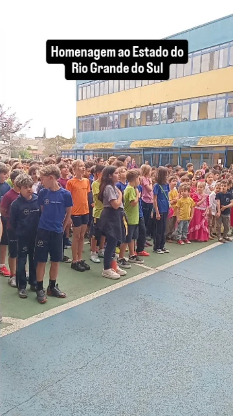Hino do Rio Grande do Sul, homenagem dos alunos ao dia 20 de Setembro!🧉✨️🇨🇬