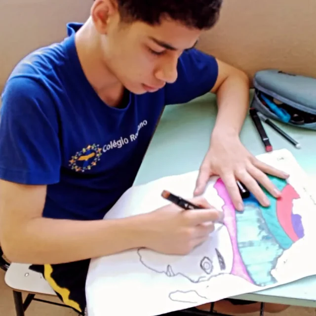 Na aula de Geografia a turma 181 trabalhou a Cartografia Negra: Geografia da AncestralidadeProfessora Michelle Góes Turma 181