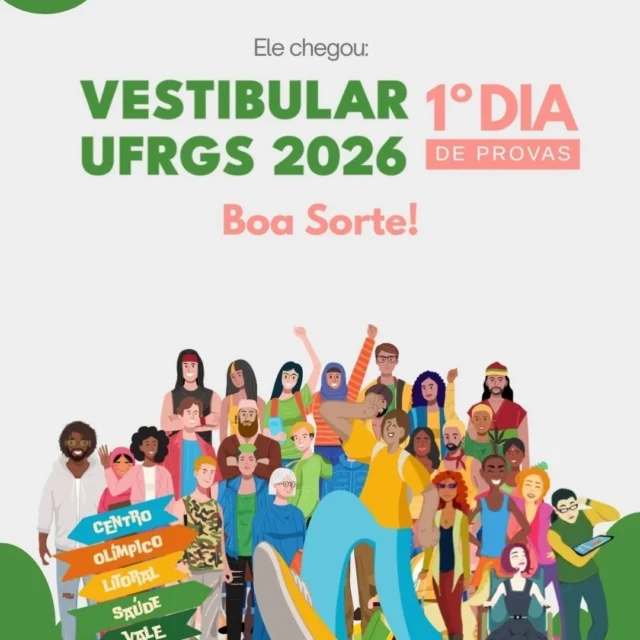 1° dia de vestibular UFRGS!! Boa sorte aos nossos formandos!!! #rederomano #vestibular #santamarta