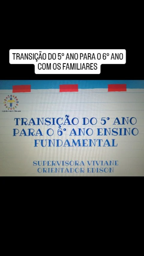 Realizamos no dia 3 de Dezembro um encontro com os familiares dos alunos da turma  151 e 152, para transição do 5°ano para o 6° ano, ministrada pela Supervisora Viviane e o Orientador Edison.#souromano #colégioromanosenhorbomjesus